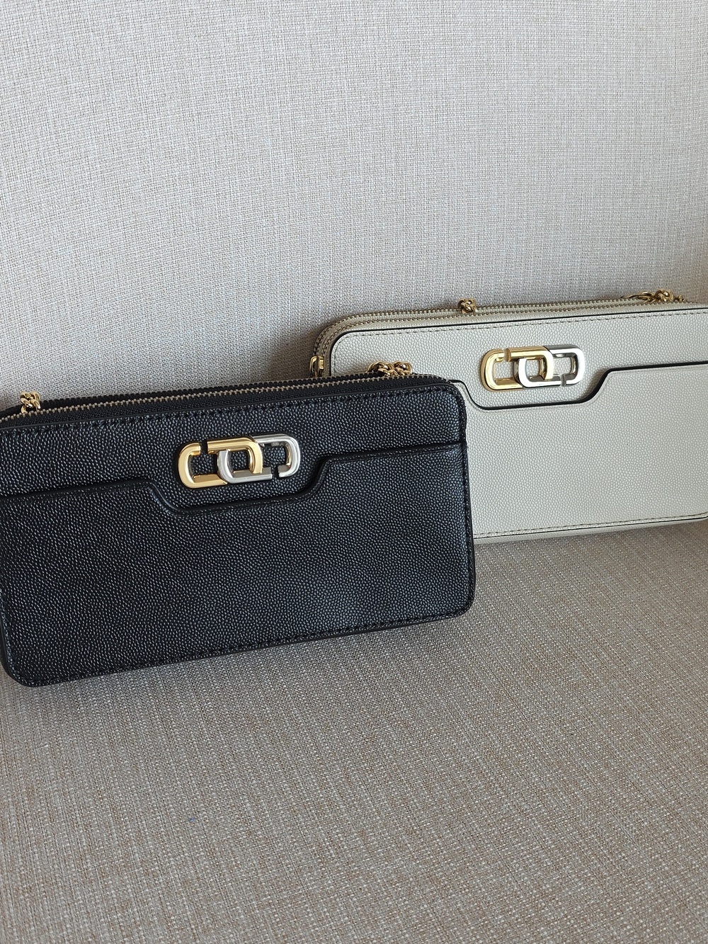 Marc Jacobs The J Link Cream & Black Mini Purse